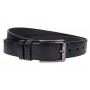 Curea batal barbati, eleganta pentru costum, din piele naturala, Negru, Latime 3.2cm, lungime pana la 170cm - CK86N